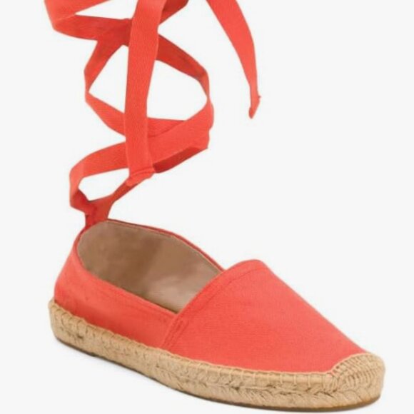 Soludos Women's Original Lace-up Espadrille Loafer. Size 8.5 - Picture 2 of 5